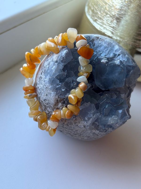 Gele Aventurijn splitarmband