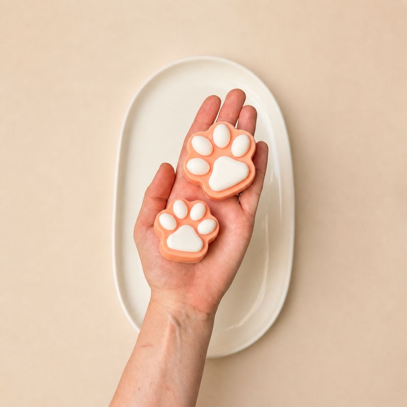 Łapka dla dzieci – morelowe pastelowe | SOAP BUBU