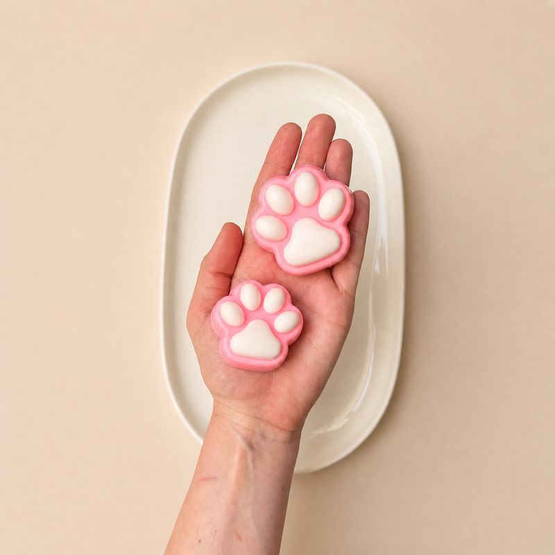 Łapka dla dzieci – różowe pastelowe | SOAP BUBU