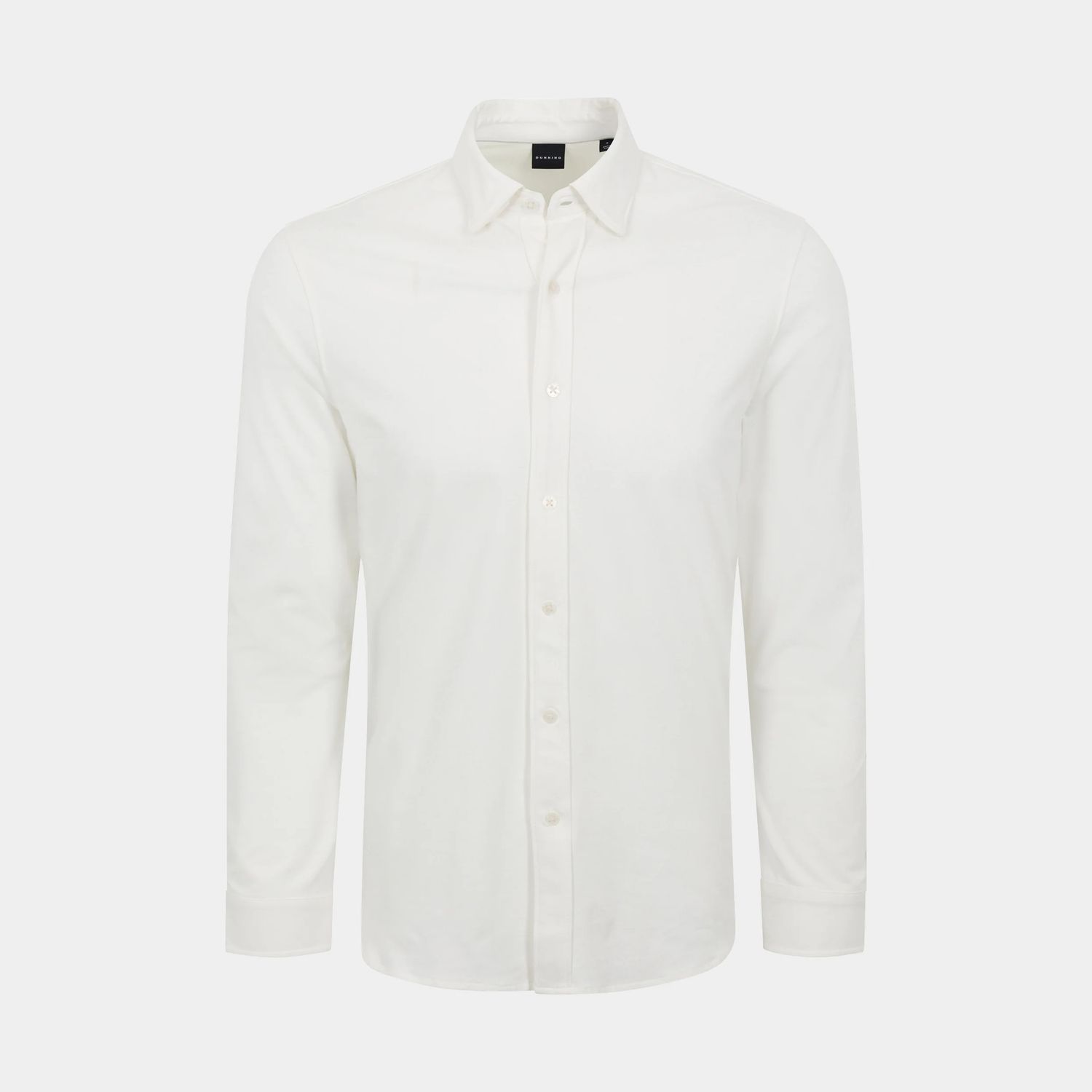 Dunning Garrick Solid Long Sleeve Button-Down Shirt, White