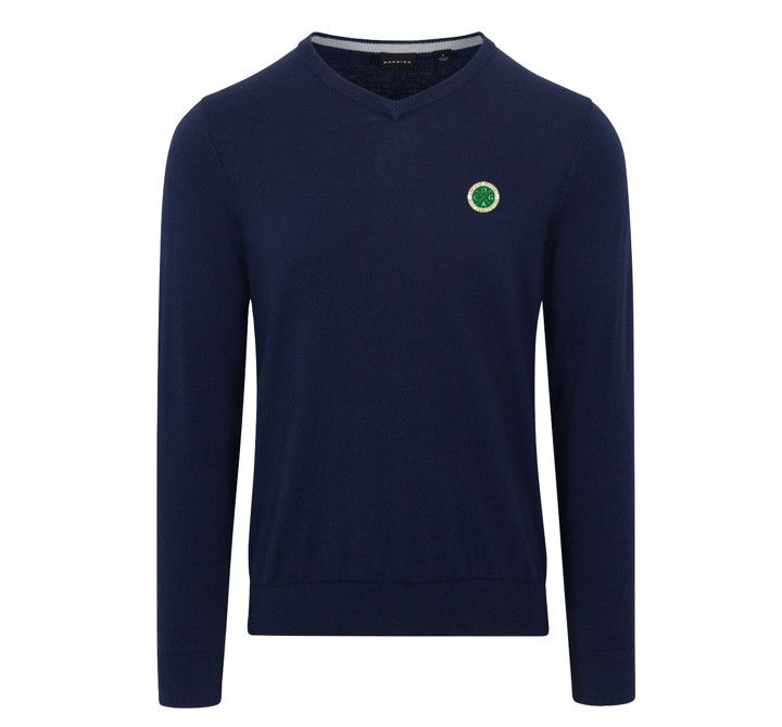 Dunning  Monaco V-Neck Sweater, Halo