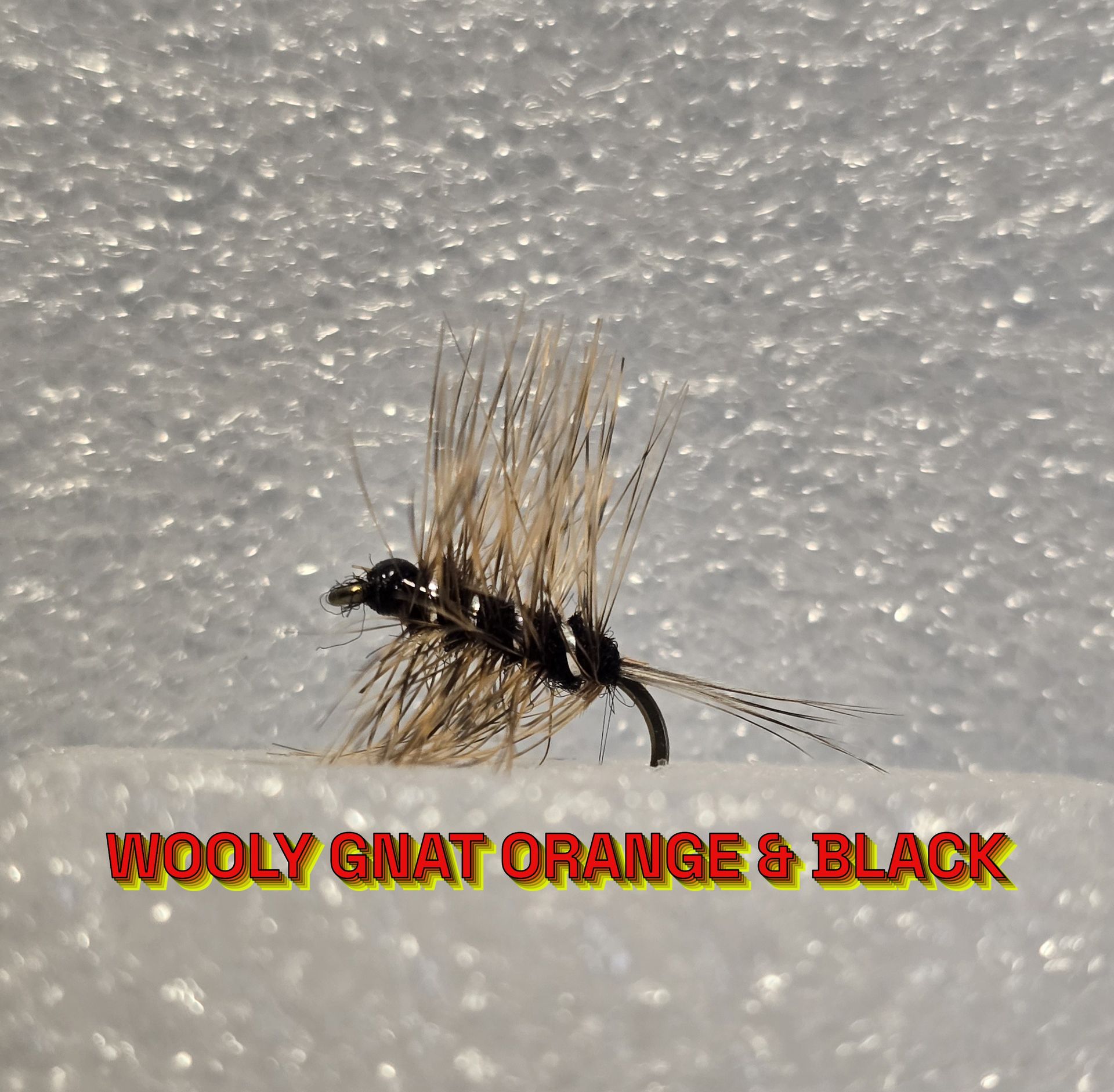 Wooly Gnat (Orange/Black)