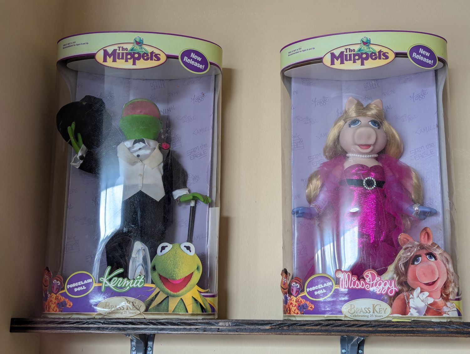 Brass Key Miss Piggy and Kermit