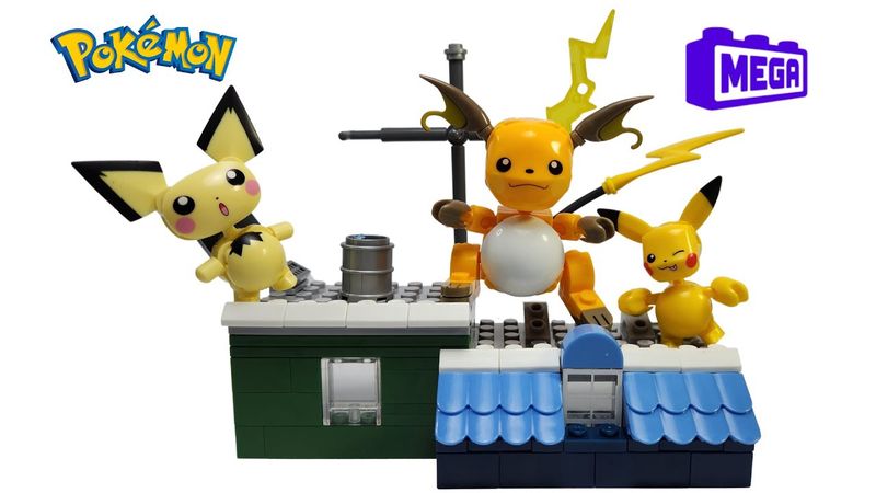 Pokemon Mega Blocks Pikachu Evolution Set