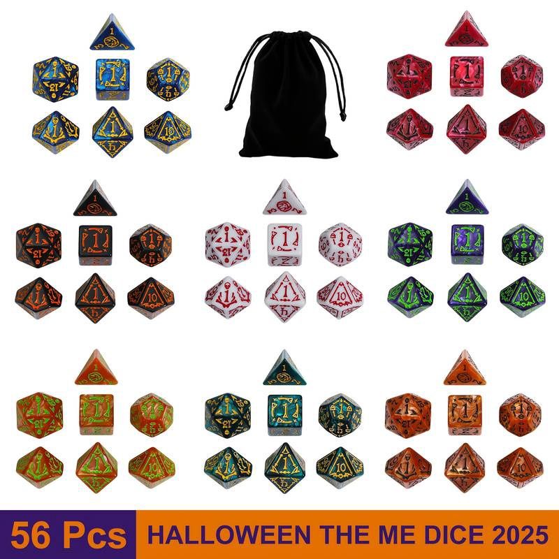 Halloween Dice Set Assorted Colors