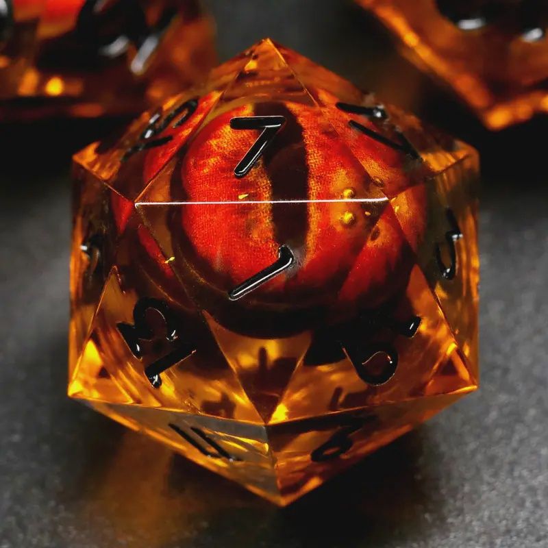 Dragon Eye Acrylic Dice