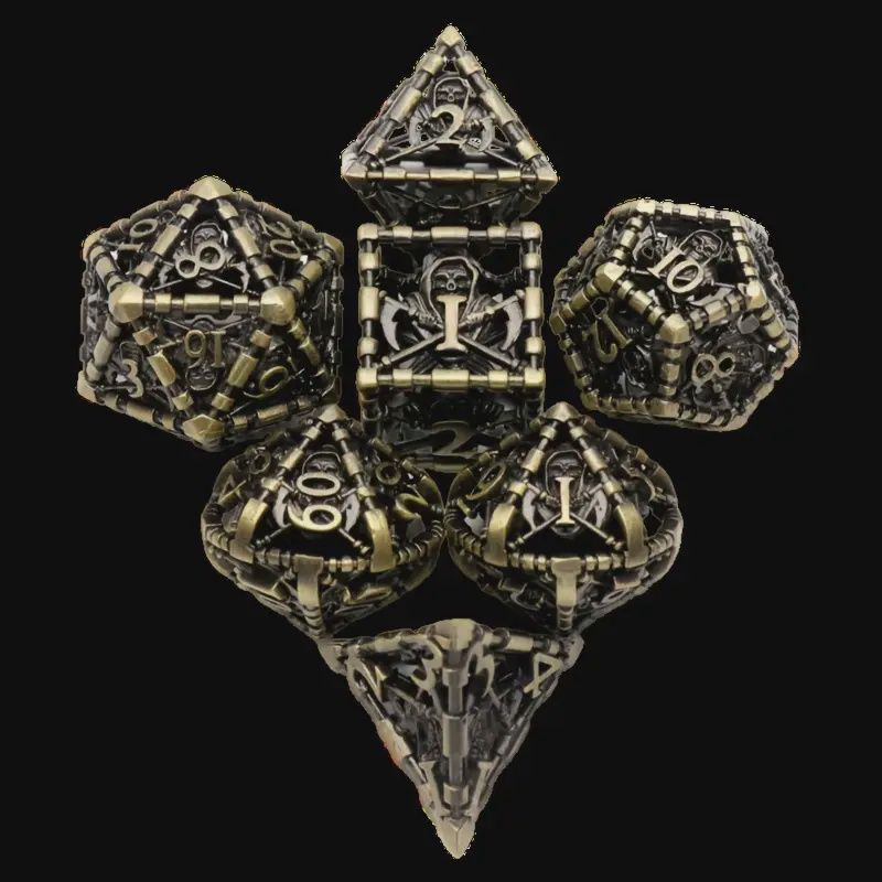 Metal Grim Reaper Dice