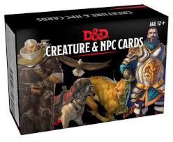 Dungeons and Dragons Creature &amp; NPC Cards