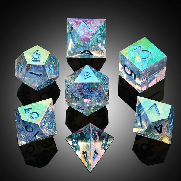 Chromatic Quartz Boxed Dice Set