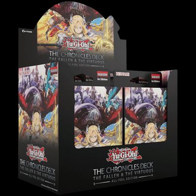Yu-Gi-Oh: The Chronicles- The Fallen &amp; The Virtuous Deck Display (All-Foil Edition)