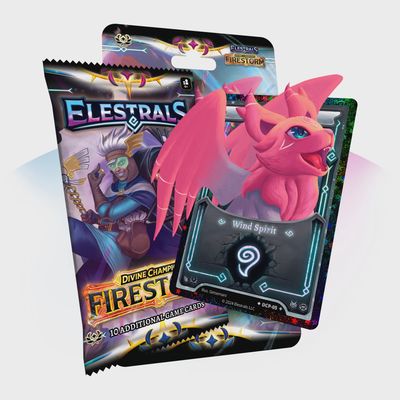 Elestrals: Firestorm- Blister Pack- Reverse Stellar Lycarus