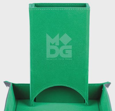 Dice Tower: Fold Up- Velvet Green