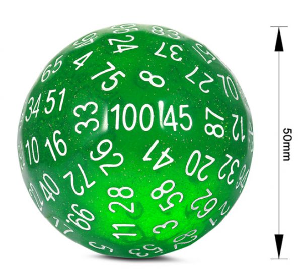 Green Glitter D100