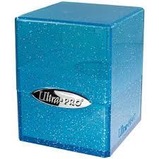 Ultra-Pro Deckbox Satin Cube Glitter Blue