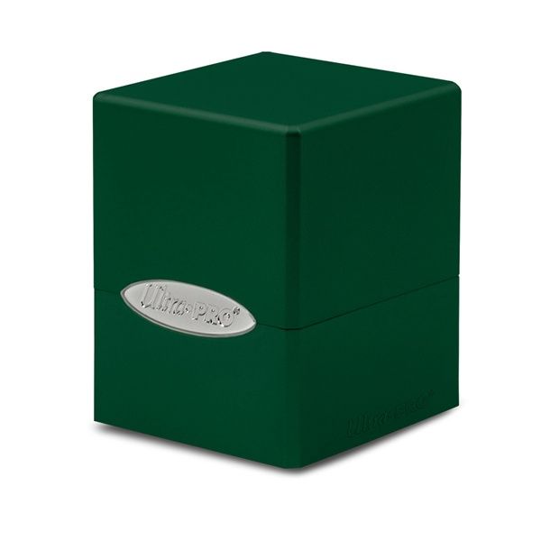 Deckbox: Satin Cube 100+ Hi-Gloss- Emerald Green