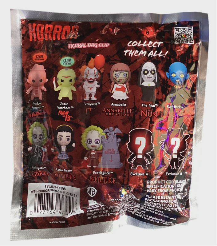 Friday the 13th Blind Bag Keychain Clip