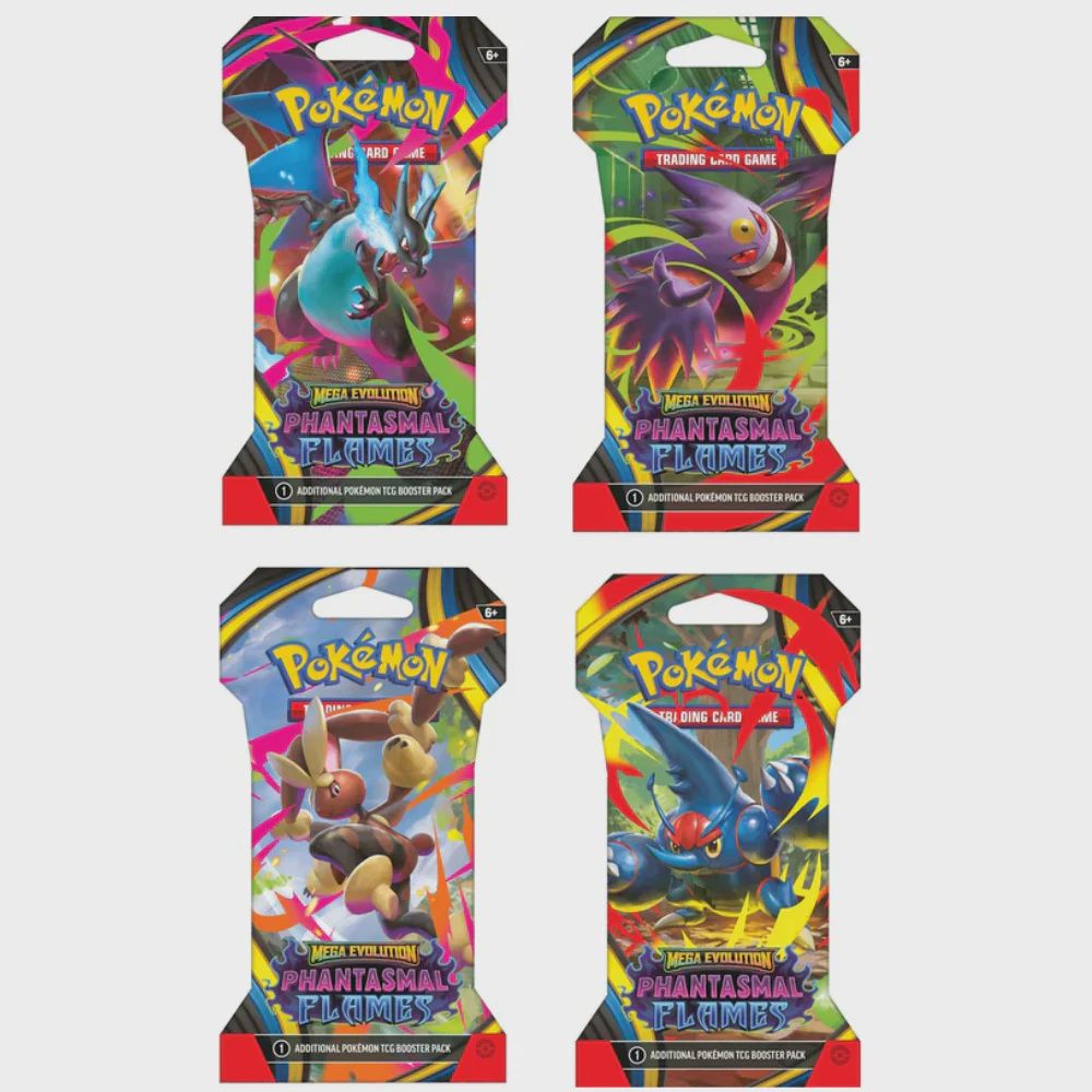 Pokemon Phantasmal Flames Booster Sleeved