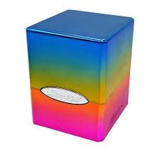 Ultra-Pro Deckbox Satin Cube Specialty Rainbow