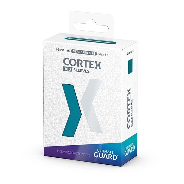 Card Sleeves: Cortex Standard Size- Glossy Petrol (100 ct.)