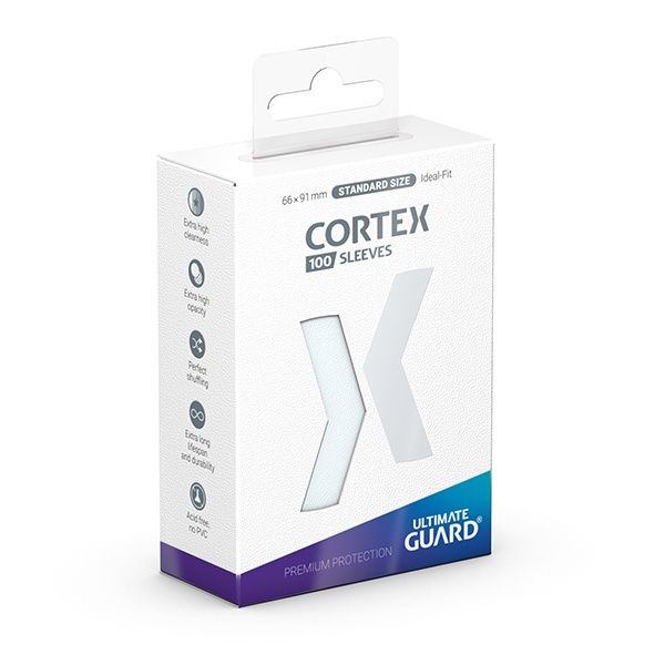 Card Sleeves: Cortex Standard Size- Glossy Transparent (100 ct.)