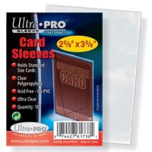 Card Sleeves: 2-1/2&quot; X 3-1/2&quot; Penny (100)