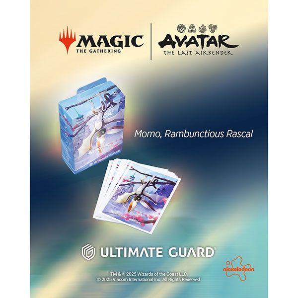 Card Sleeves: MTG Art Sleeves- Avatar The Last Airbender- Momo, Rambunctious Rascal