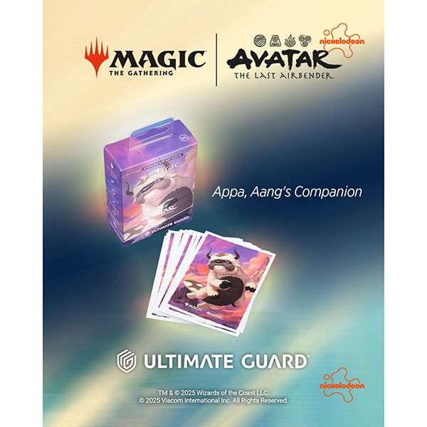 Card Sleeves: MTG Art Sleeves- Avatar The Last Airbender- Appa, Aang's Companion