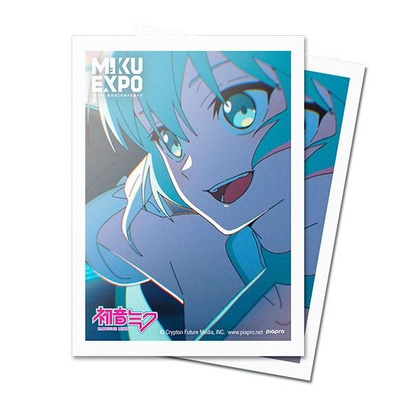Deck Protectors:  Hatsune Miku 10th Anniversary- Flight (100)