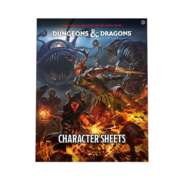 D&amp;D: Character Sheets 2024