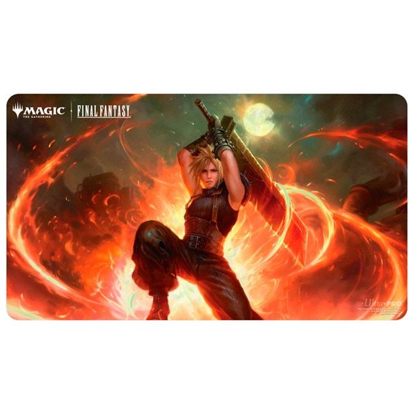 Playmat: MTG- Final Fantasy- Cloud, Ex-Soldier