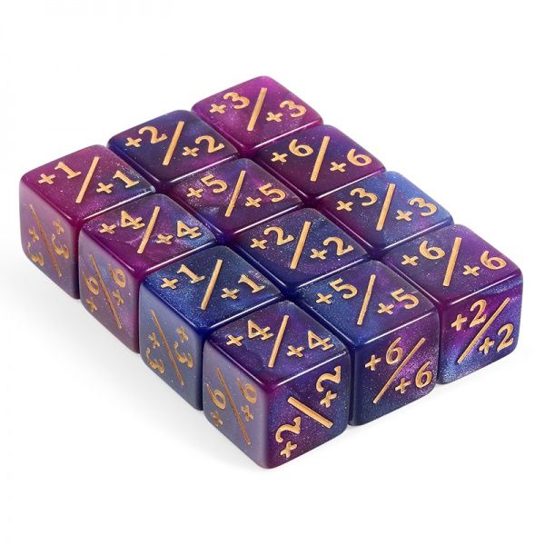 Dice Habit Positive Dice Counters [Purple] (12pcs)
