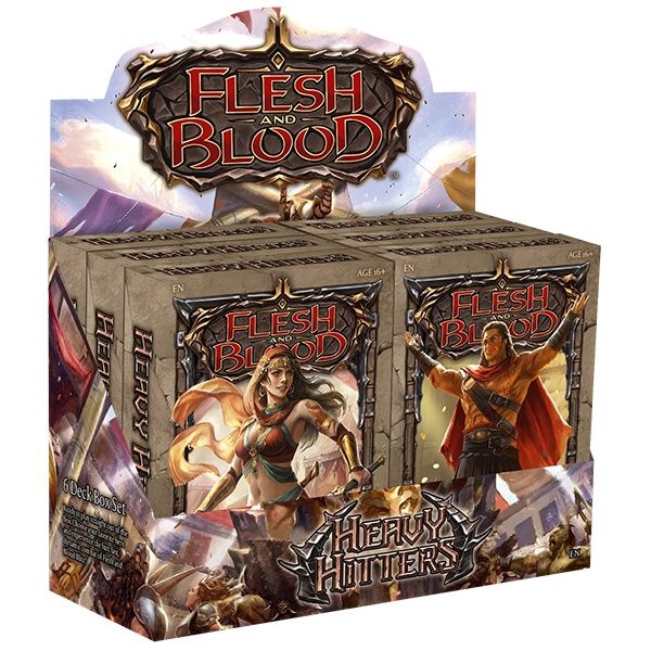 Flesh and Blood TCG: Heavy Hitters Blitz Deck Display (6 Decks)