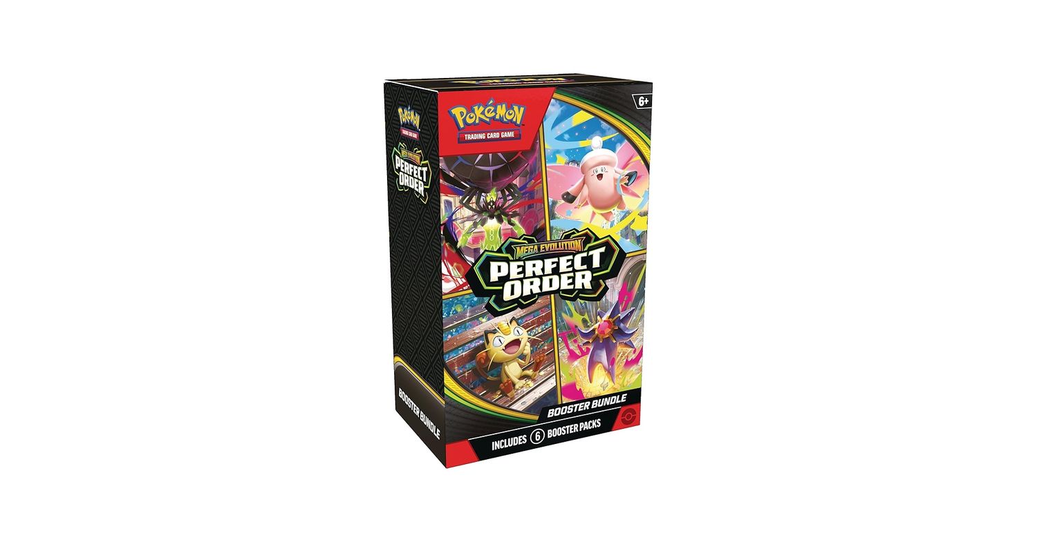Pokemon TCG: Mega  Evolution 03 Perfect Order- Booster Bundle