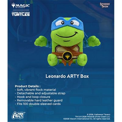 Deckbox: MTG ARTY Box- Teenage Mutant Ninja Turtles- Leonardo