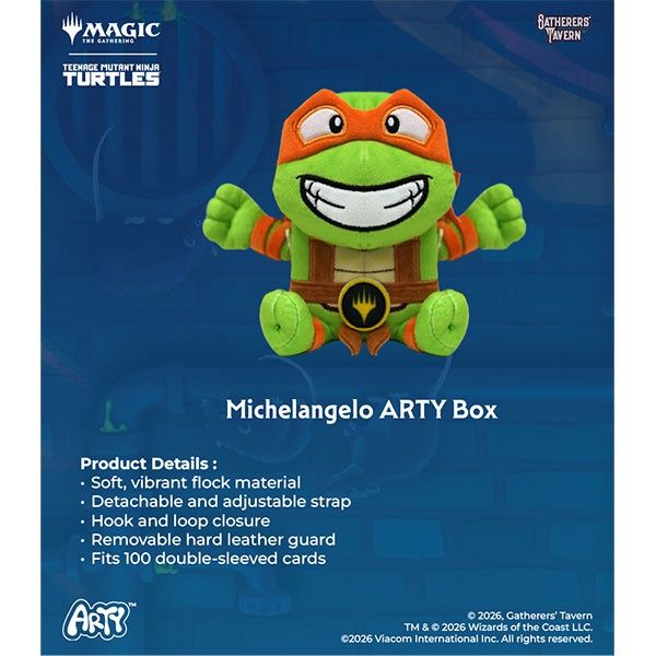 MTG ARTY Box- Teenage Mutant Ninja Turtles- Michelangelo