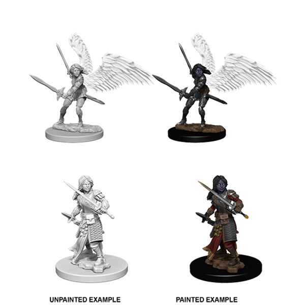 D&amp;D Nolzur's Marvelous Miniatures: Unpainted Minis, Style: Femal Aasimar Paladin