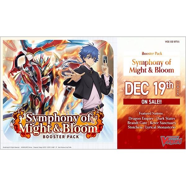 Cardfight Vanguard: Symphony of Might &amp; Bloom Booster Display