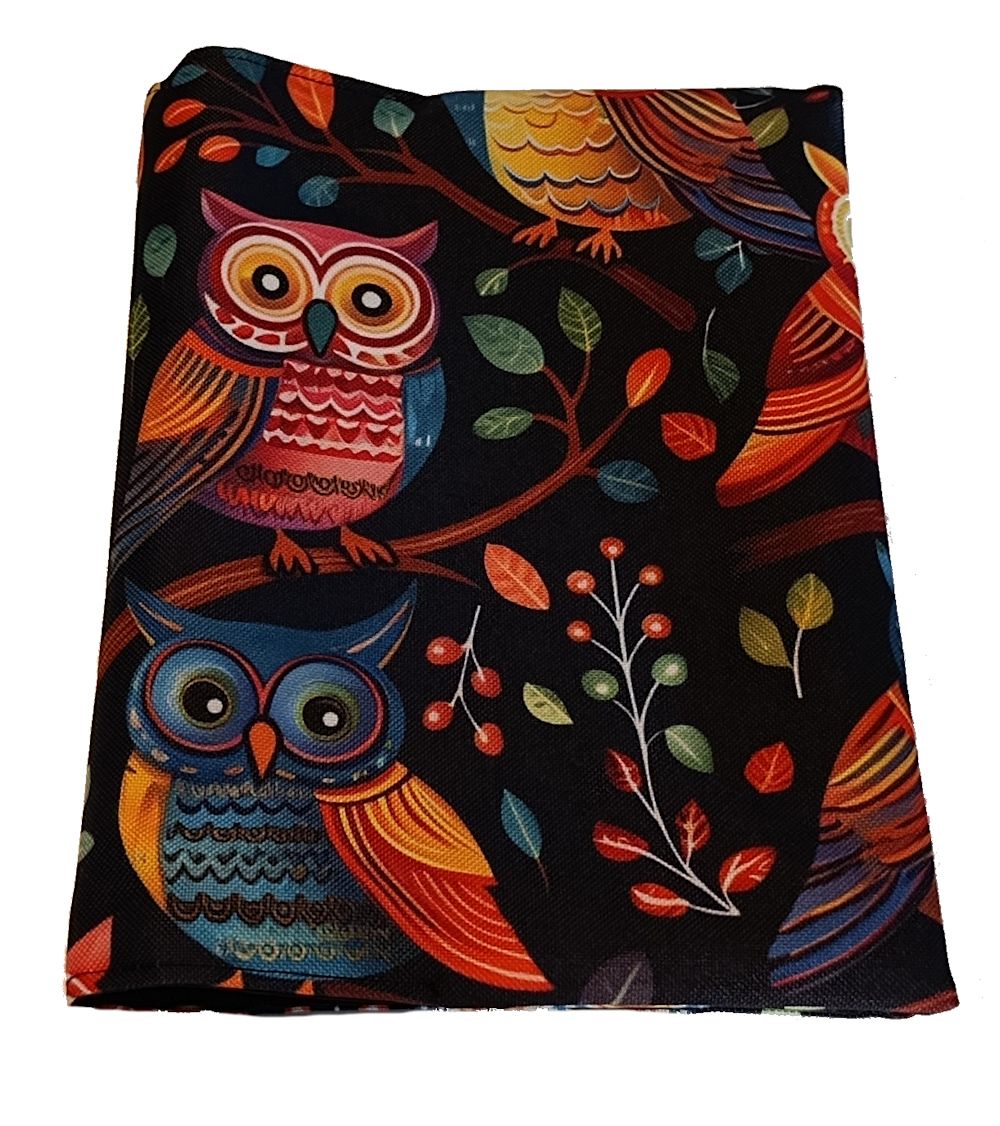 Otulacz w Kolorowe Sowy