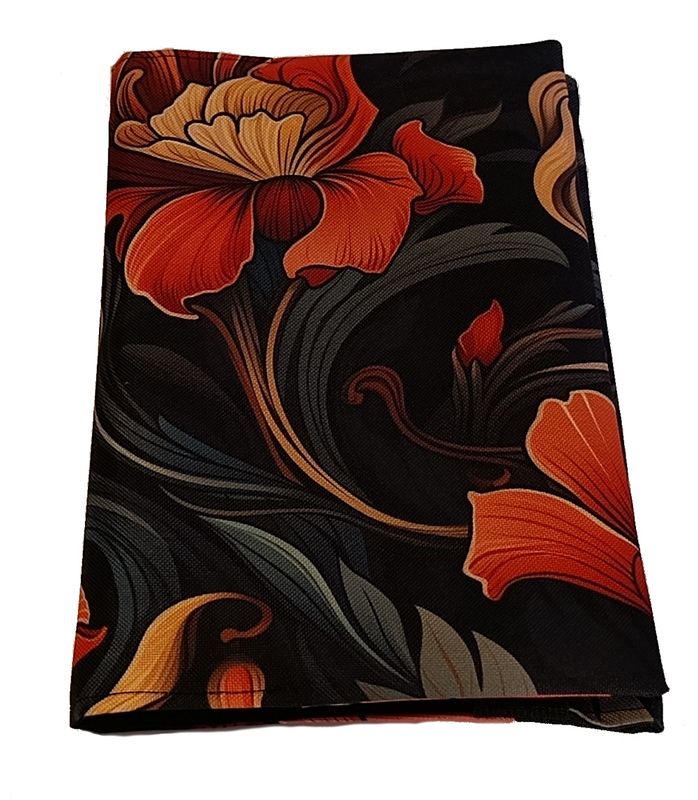 Otulacz w Pomarańczowe Kwiaty