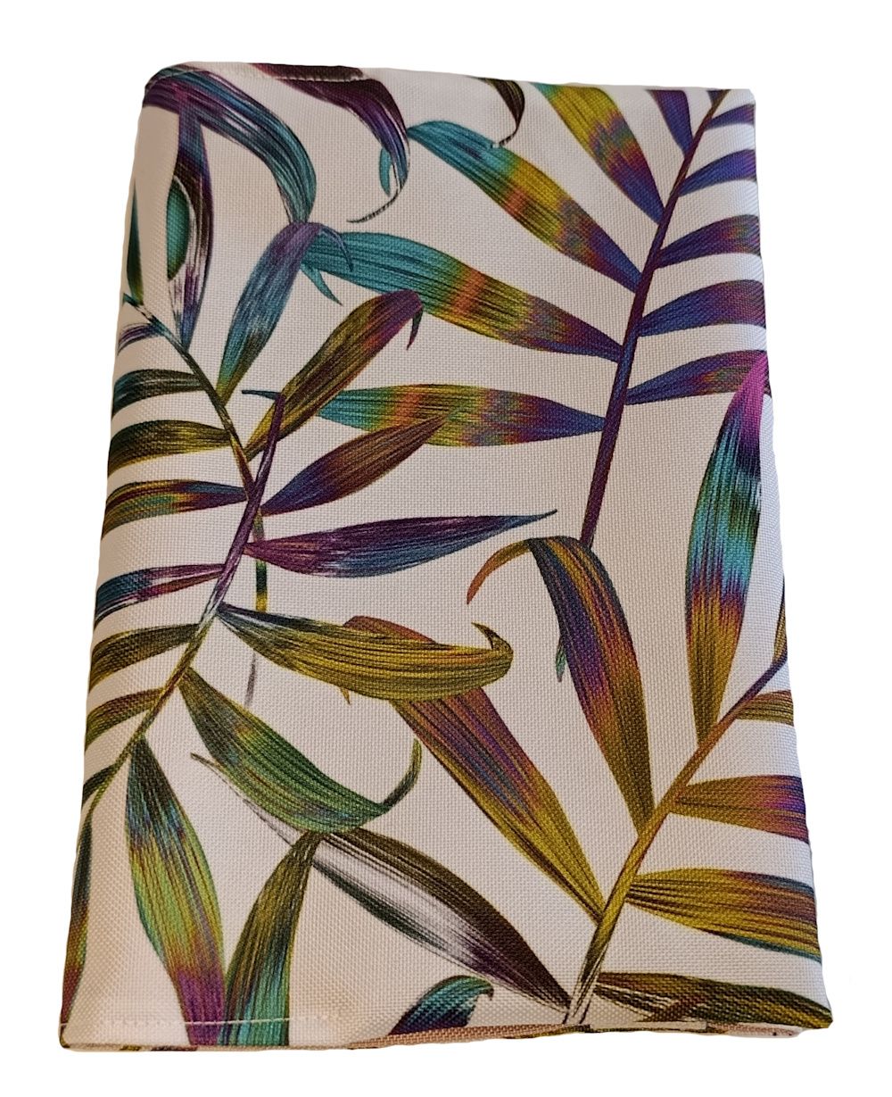 okładka na książki w tęczowe liście