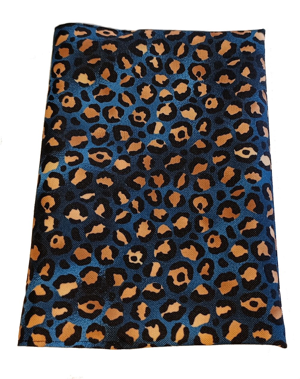 Otulacz na Książkę Niebieski w Panterkę