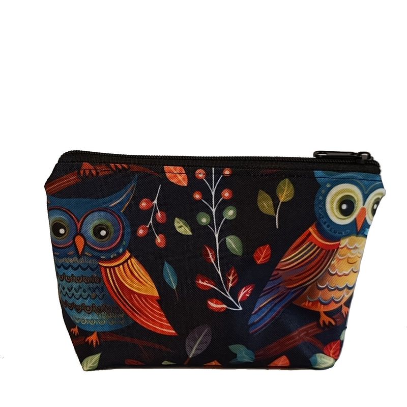 Kosmetyczka w Kolorowe Sowy