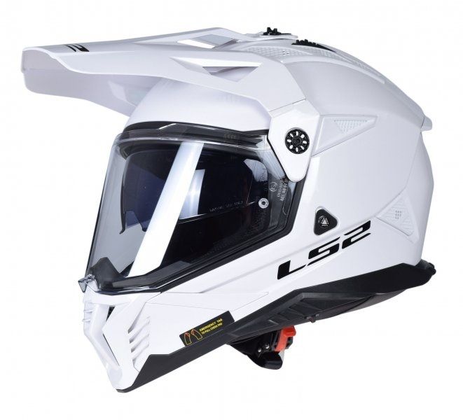 KASK LS2 MX702 PIONEER II WHITE -06 (Połysk) KASK LS2 MX702 PIONEER II Biały połysk