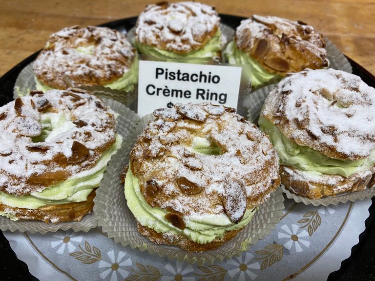 Pistachio Cream Rings