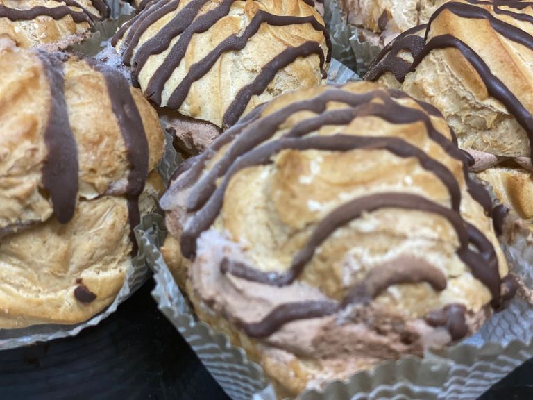 Chocolate Cream Puff
