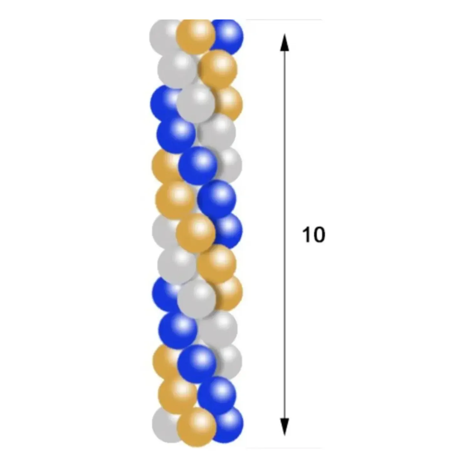 10ft Balloon Columns