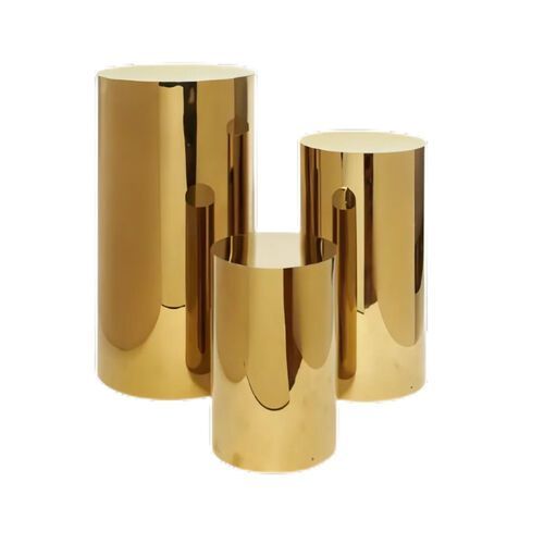 3pc Gold Pedestals