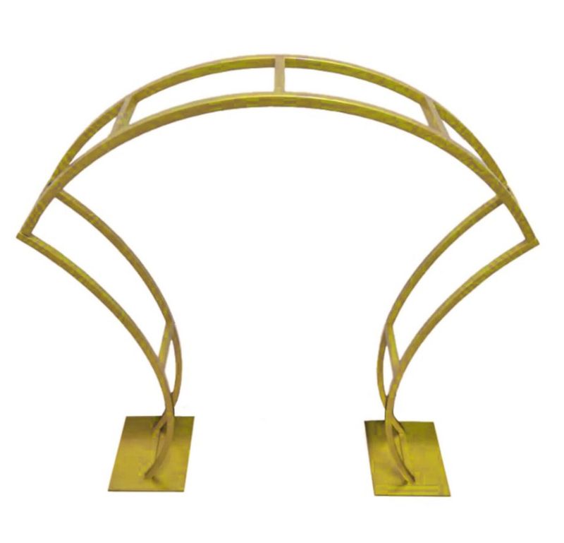 Gold Flower Arch Centerpiece