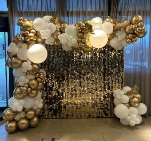 Gold Sequin Wall 7x7