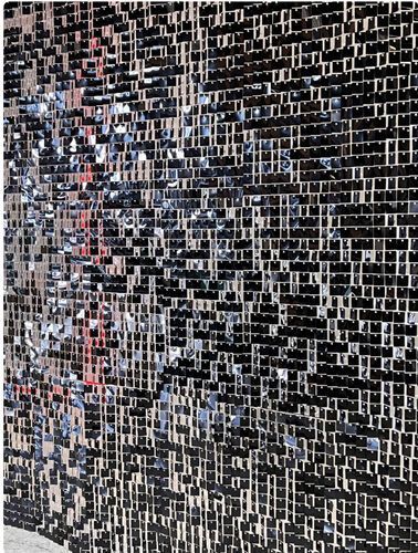 Silver Sequin Wall 7x7